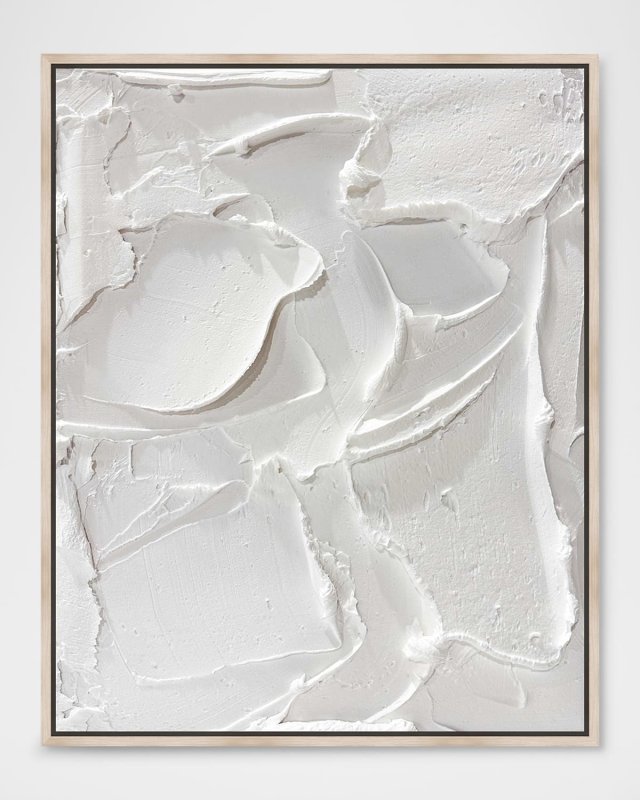 "Vanilla Dreams" Hand-Embellished Framed Giclee